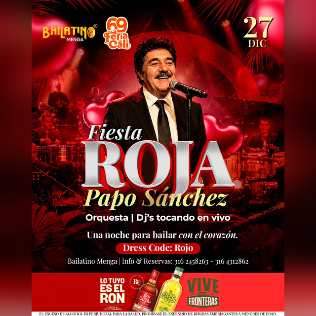 FIESTA ROJA – BAILATINO MENGA – 27 DICIEMBRE