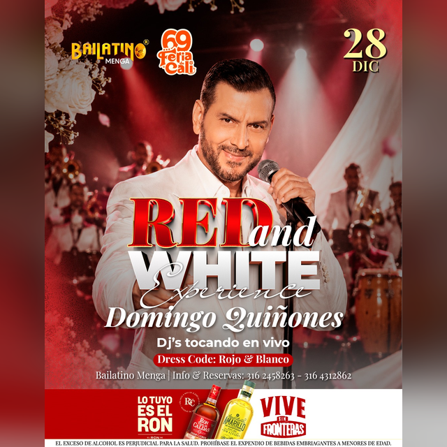 RED AND WHITE – BAILATINO MENGA – 28 DICIEMBRE